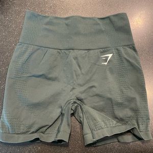 Gymshark vital seamless 2.0 short in woodland green marl